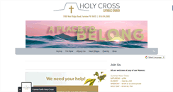 Desktop Screenshot of holycrossfairview.org